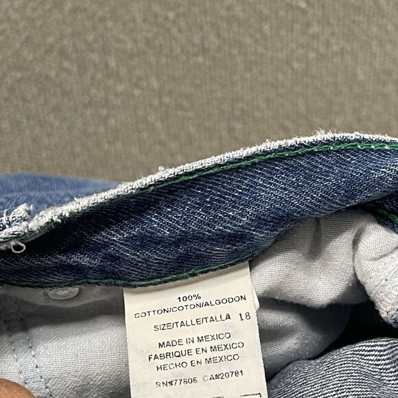 Vintage Tommy Hilfiger Carpenter Jeans Women's 18 28x26 Straight Leg - Picture 13 of 15